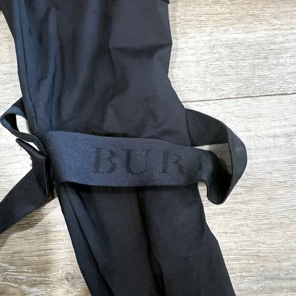 Burberry Black Bondage Strap Leggings